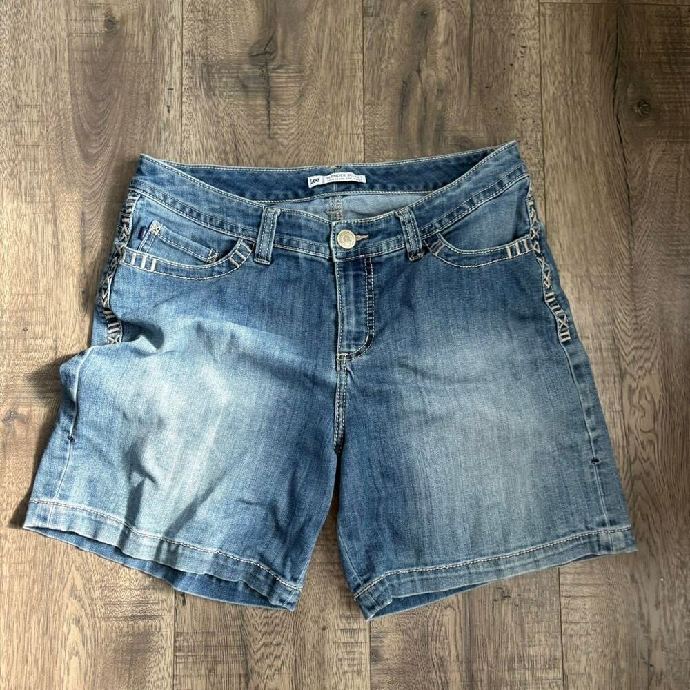 Lee Women's Blue and Navy Shorts